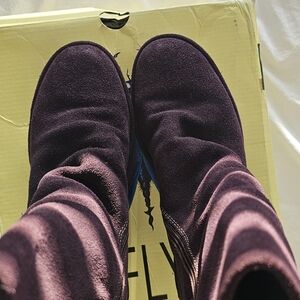 Fly London Purple Ankle Boots